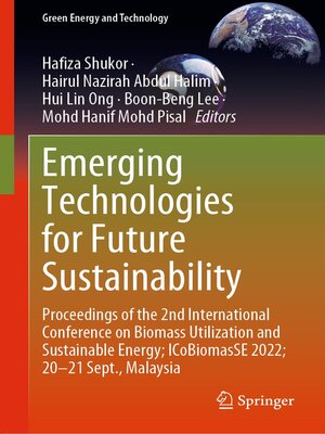 cover image of Emerging Technologies for Future Sustainability